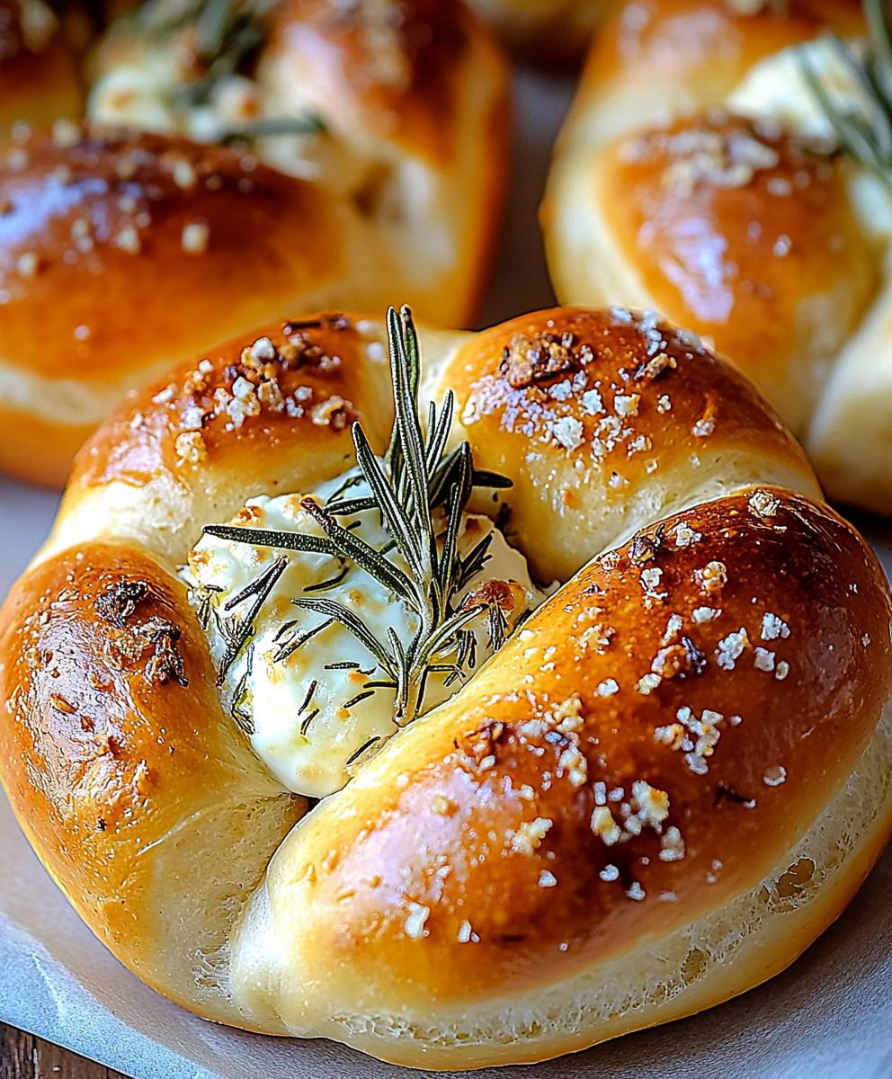 Mozzarella Stuffed Pretzels