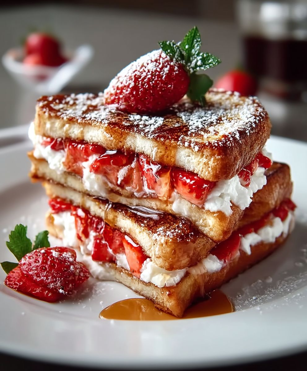 Strawberry Cream Cheese French Toast
