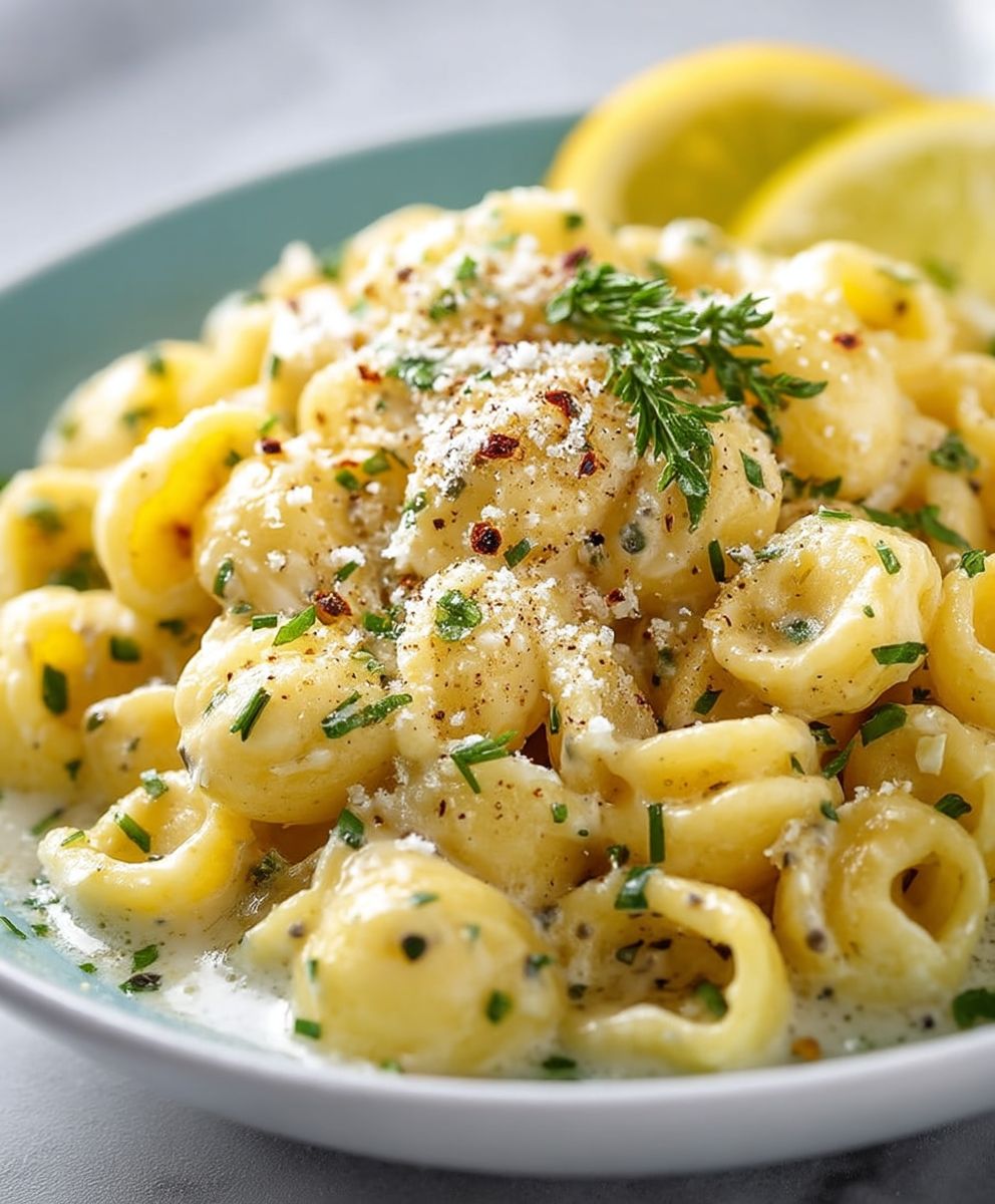 Garlic butter pasta