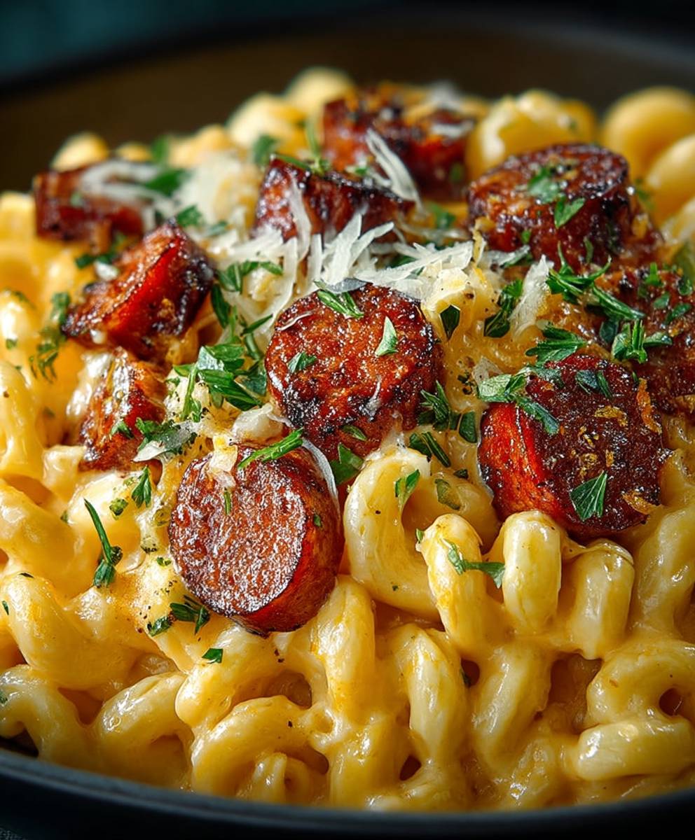 Kielbasa Mac and Cheese