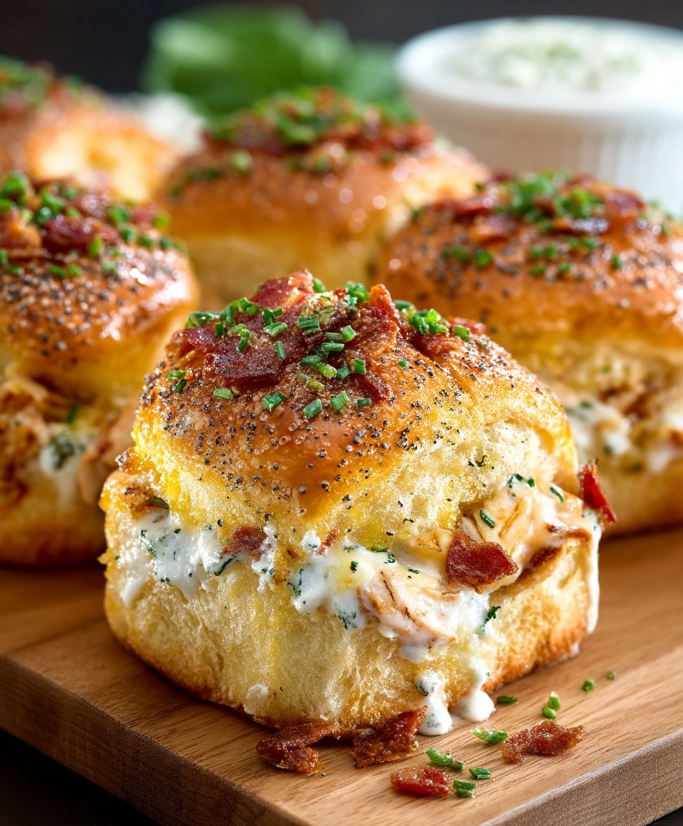 Chicken Bacon Ranch Rolls