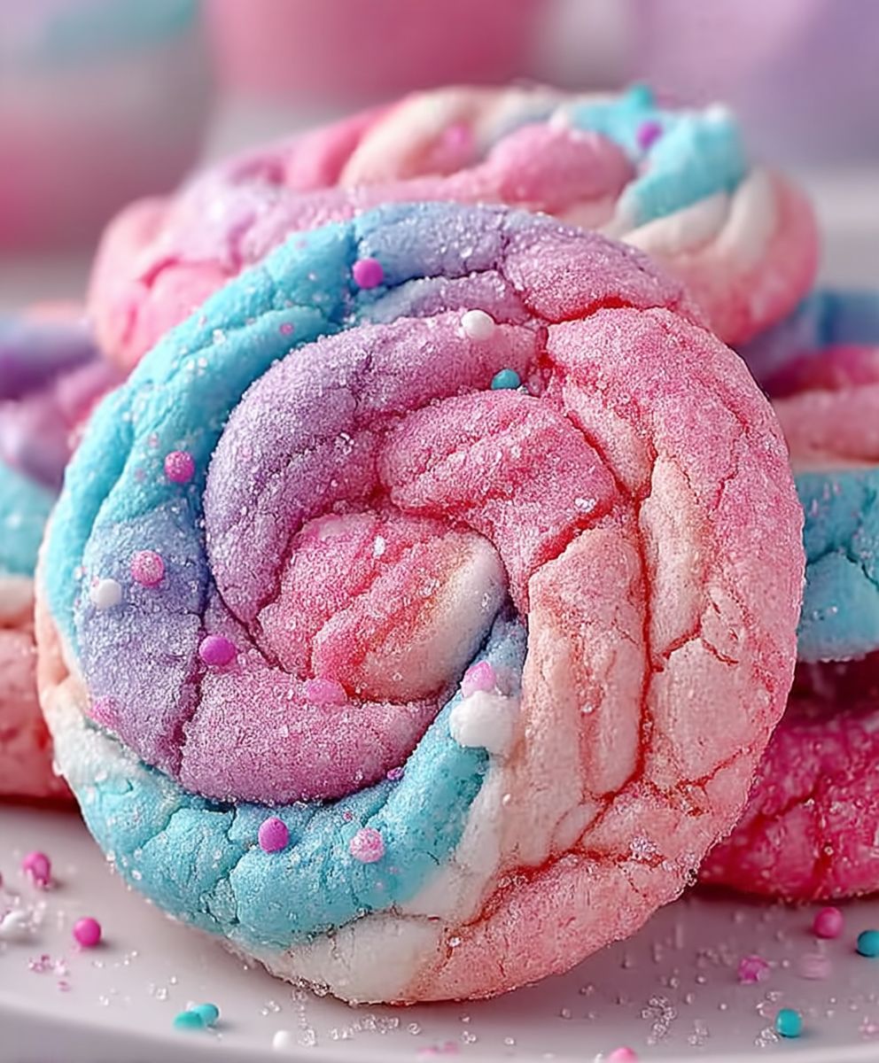 Cotton Candy Cookies