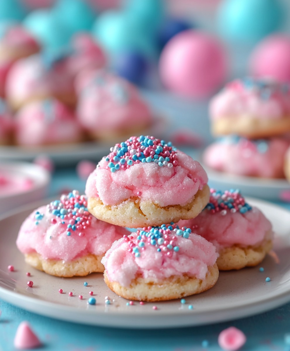 Cotton Candy Cookies