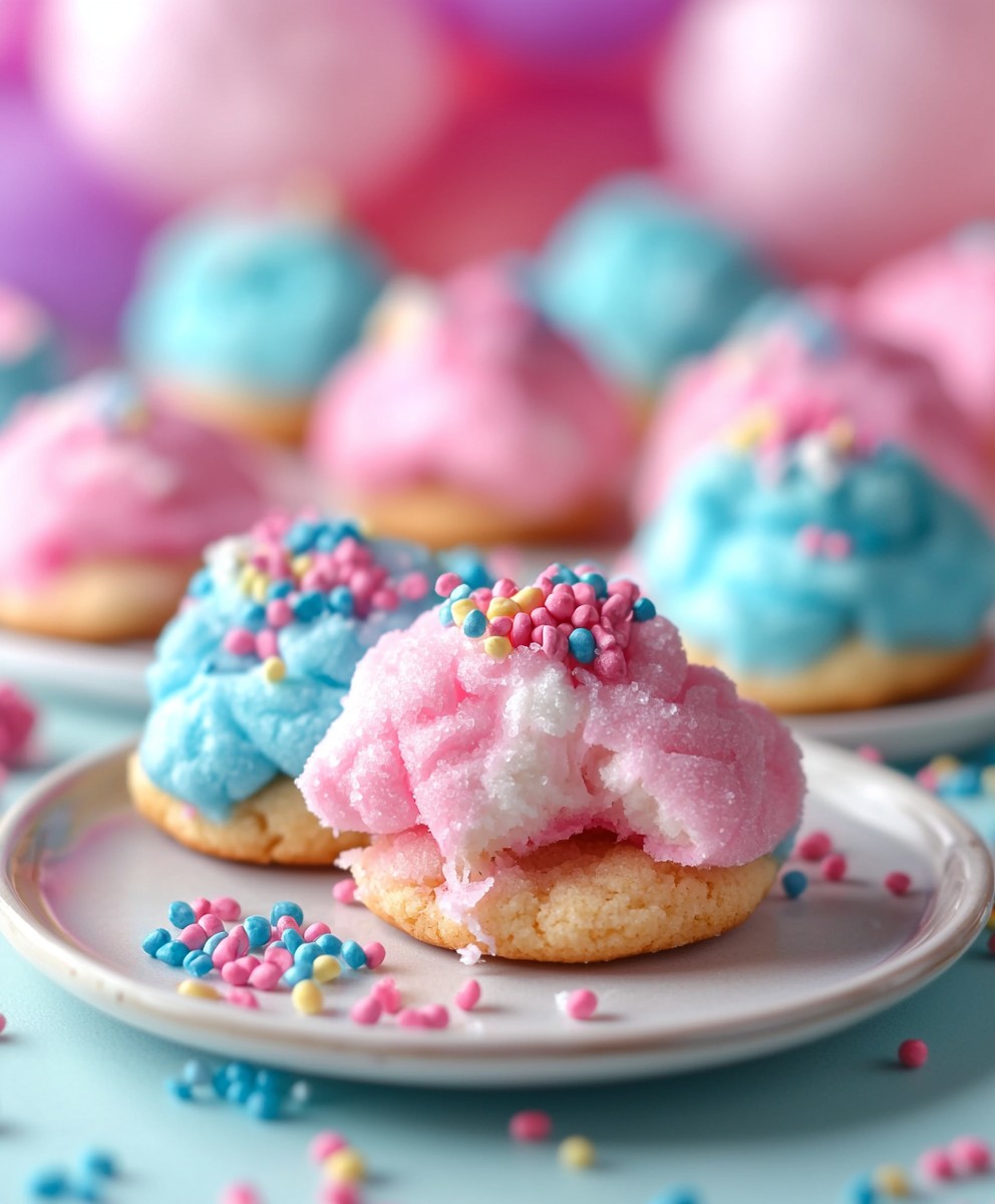 Cotton Candy Cookies