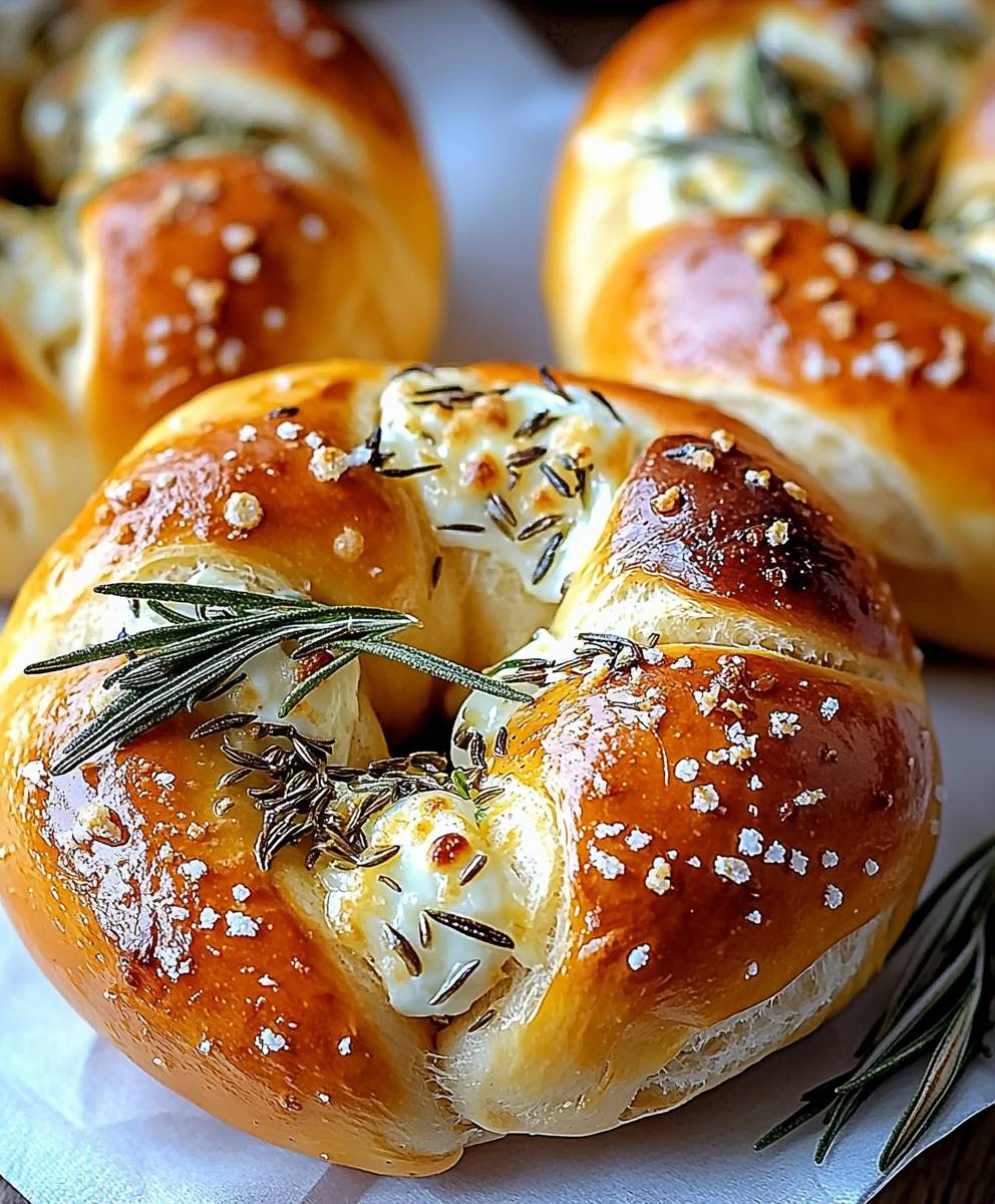 Mozzarella Stuffed Pretzels