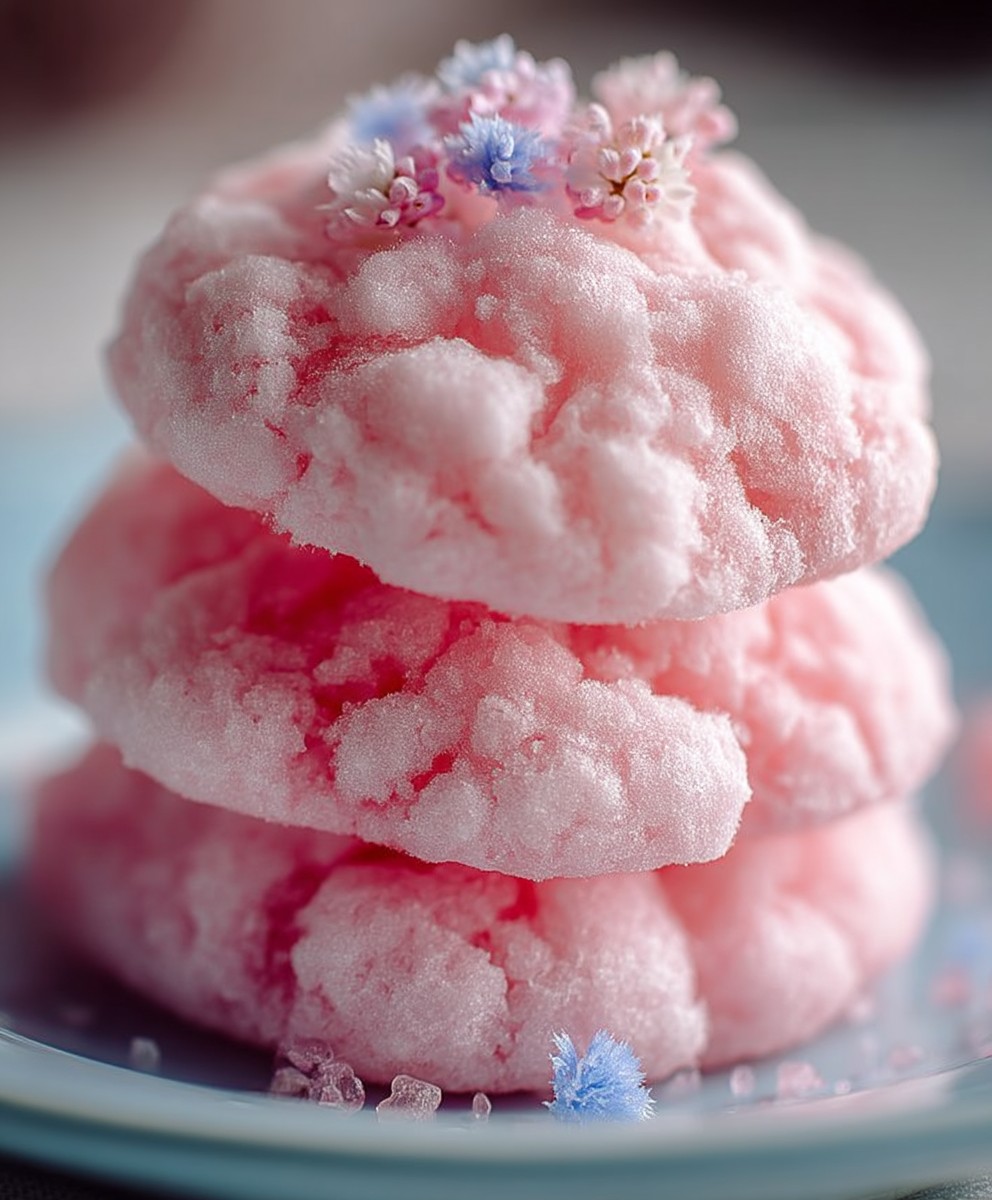 Cotton Candy Flavored Cookies