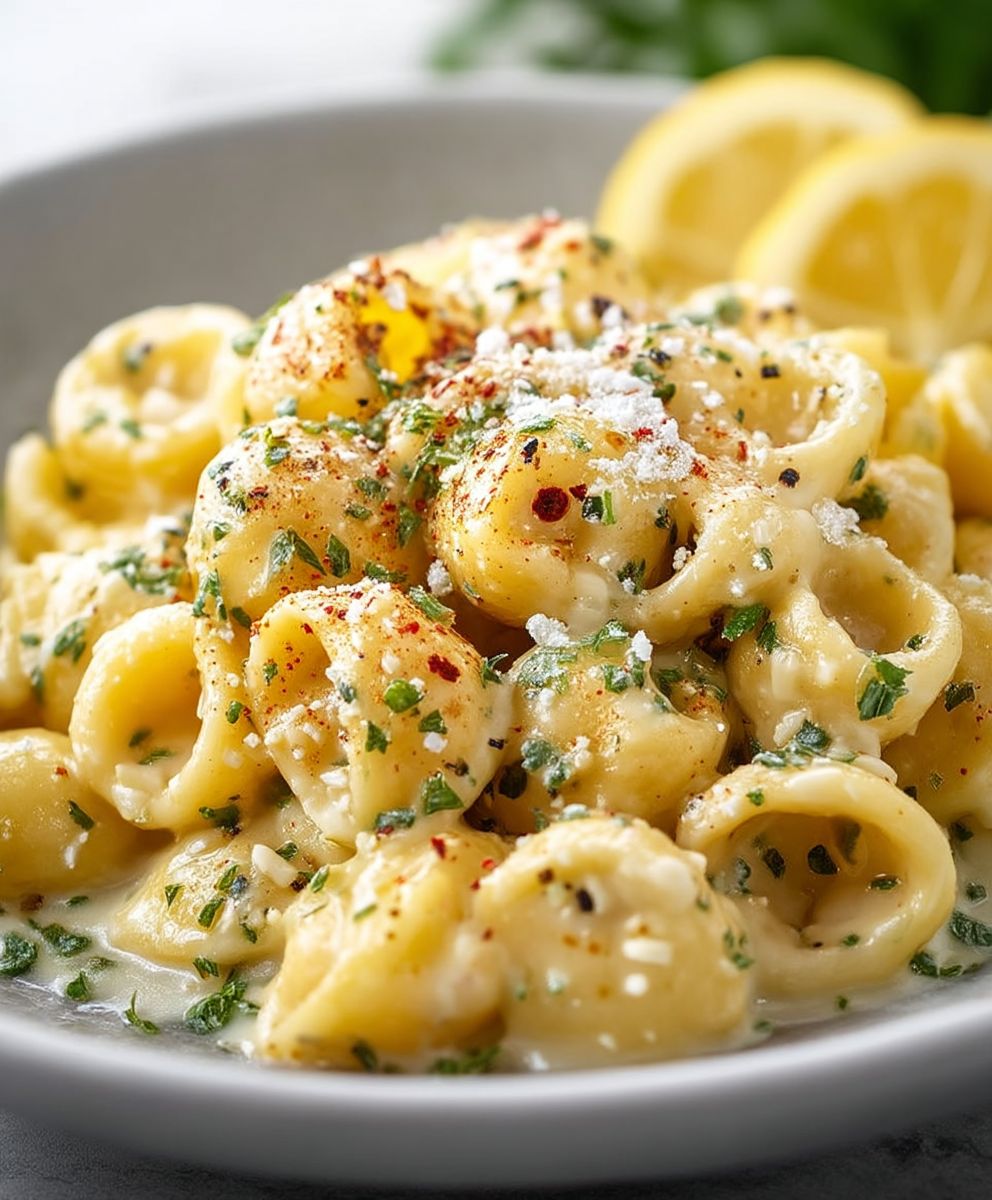 Garlic butter pasta