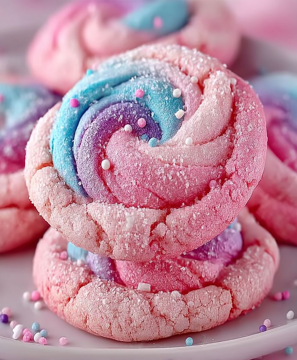 Cotton Candy Cookies