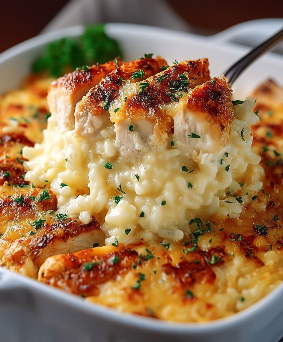 Angel Chicken Rice Casserole