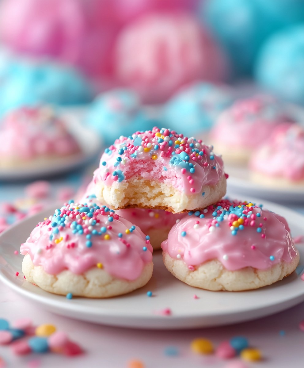 Cotton Candy Cookies