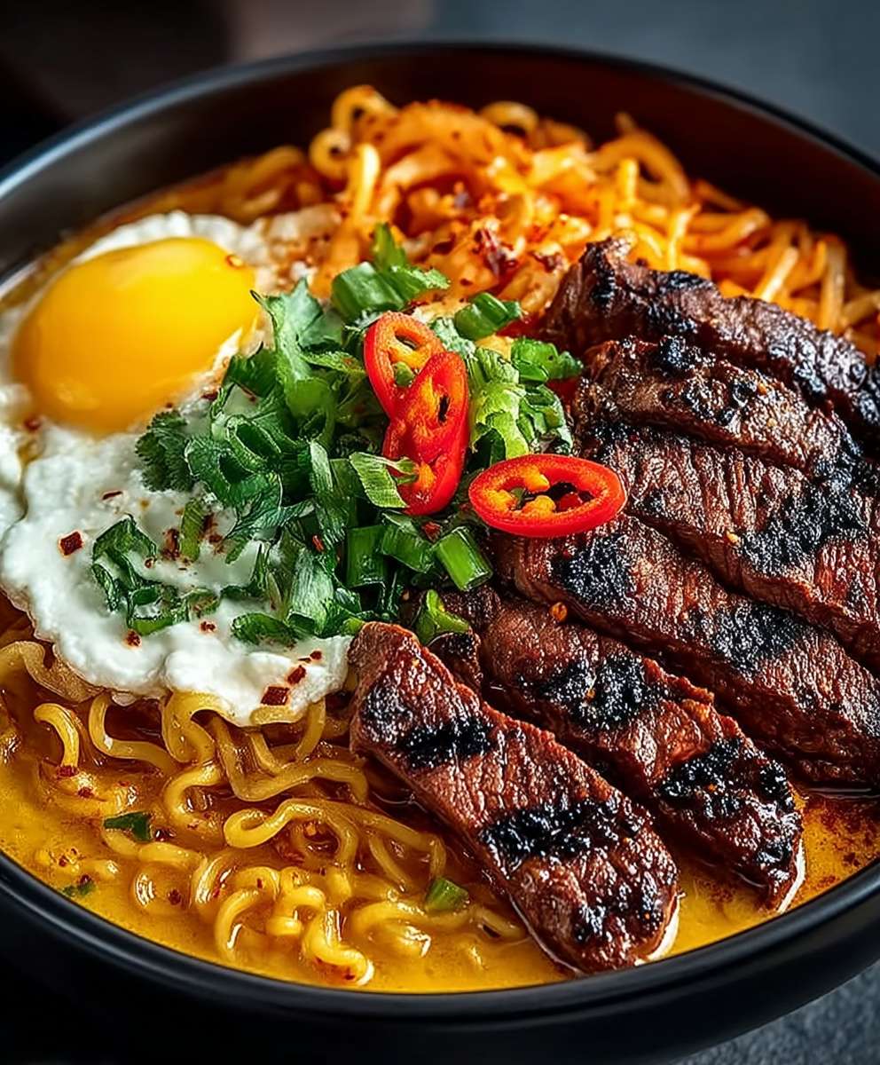 Spicy Korean Ramen Beef