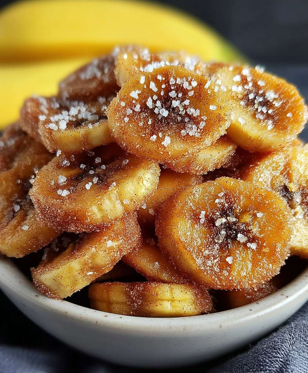 Cinnamon Sugar Banana Chips
