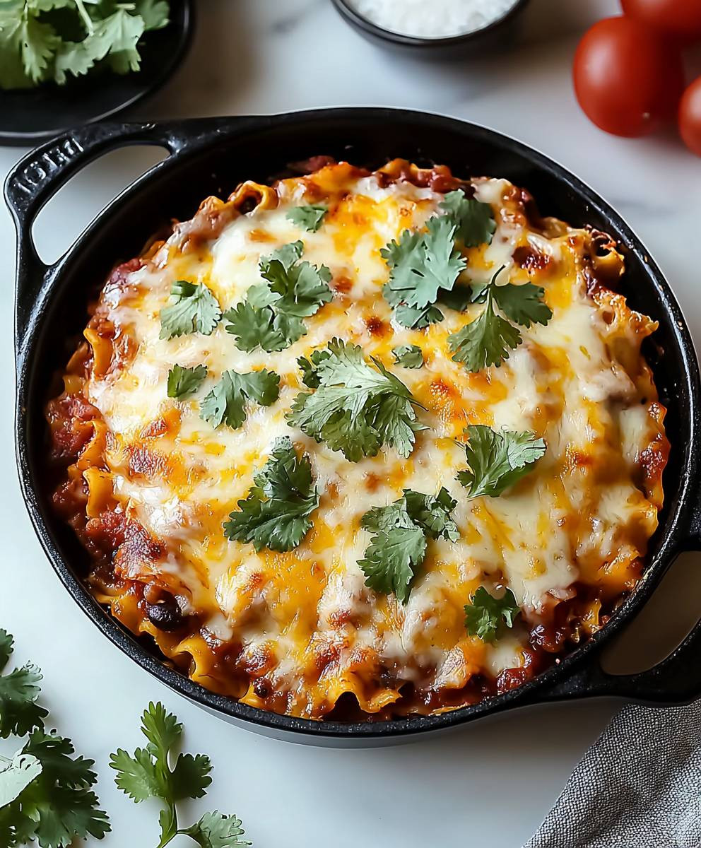 Taco Lasagna Dish