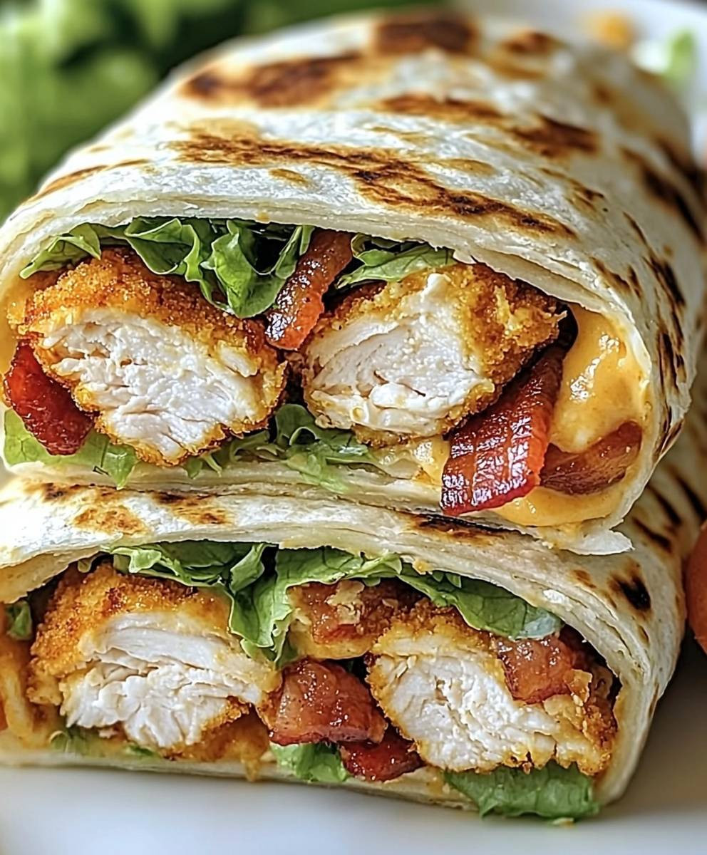 Crispy Chicken Bacon Wrap