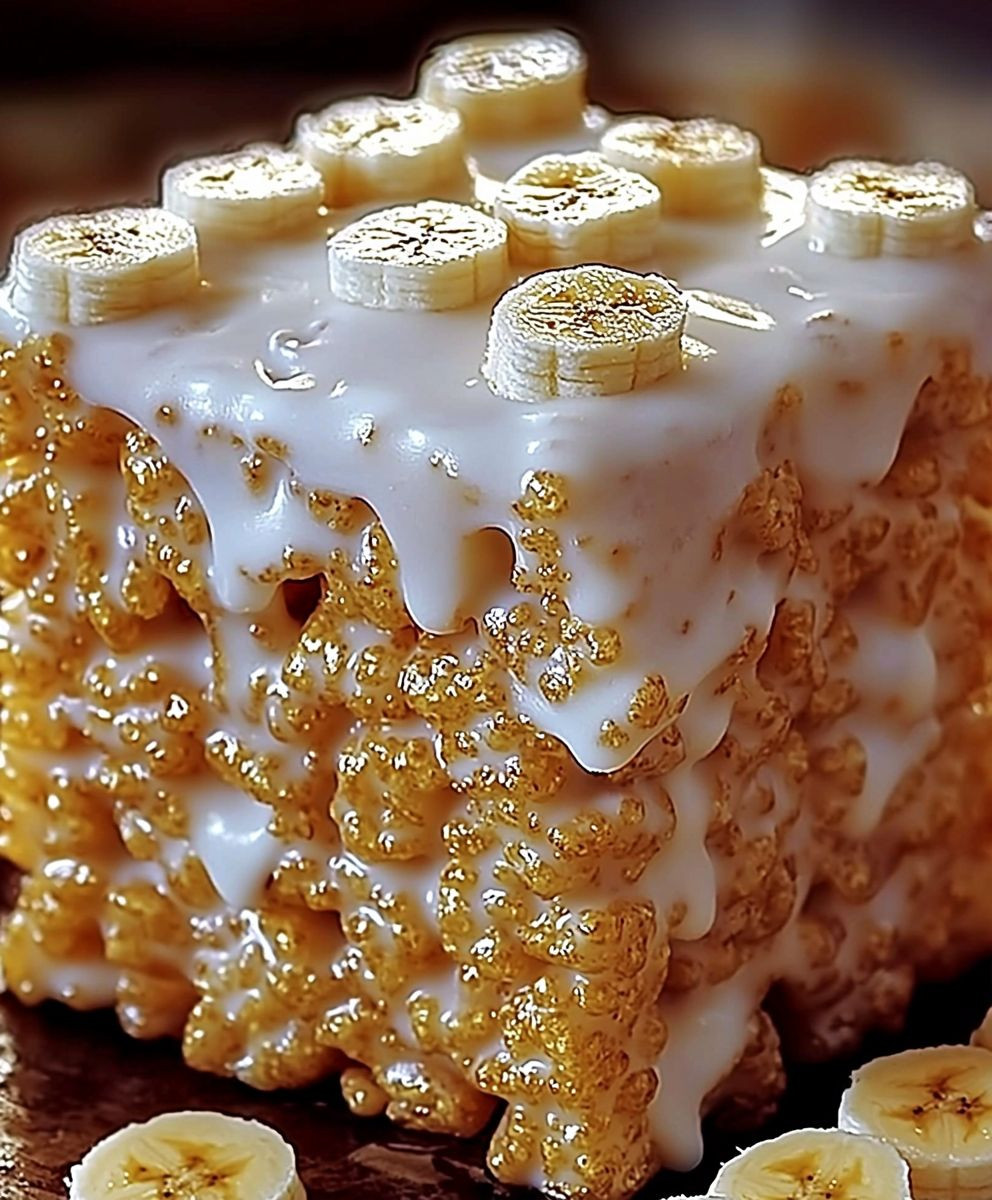 Banana Pudding Rice Krispie Treats