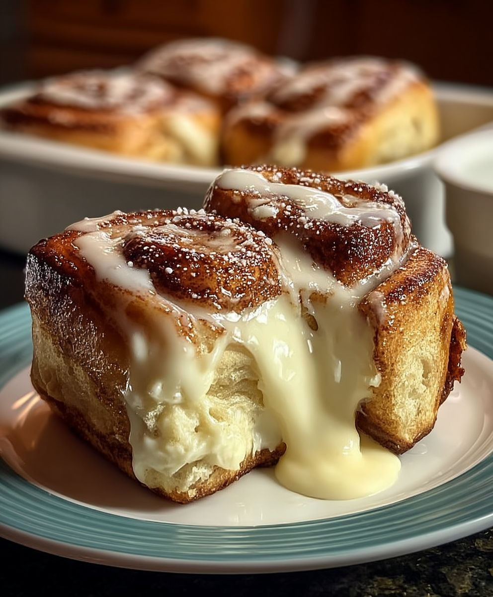 Hawaiian Cream Cheese Cinnamon Rolls