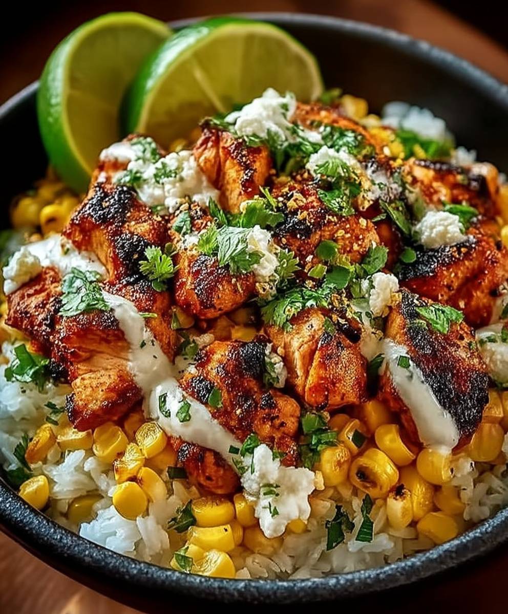 Street Corn Chicken Bowl