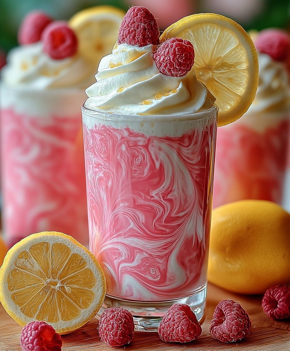 Whipped Pink Lemonade Drink