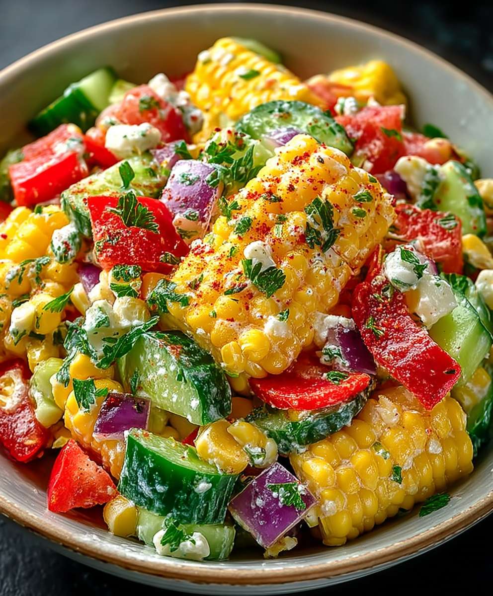 Easy summer corn salad