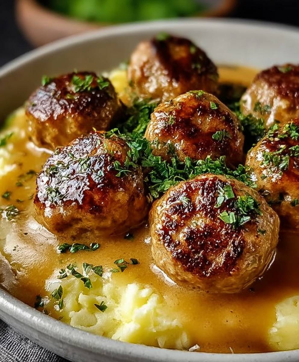 Meatballs and Gravy