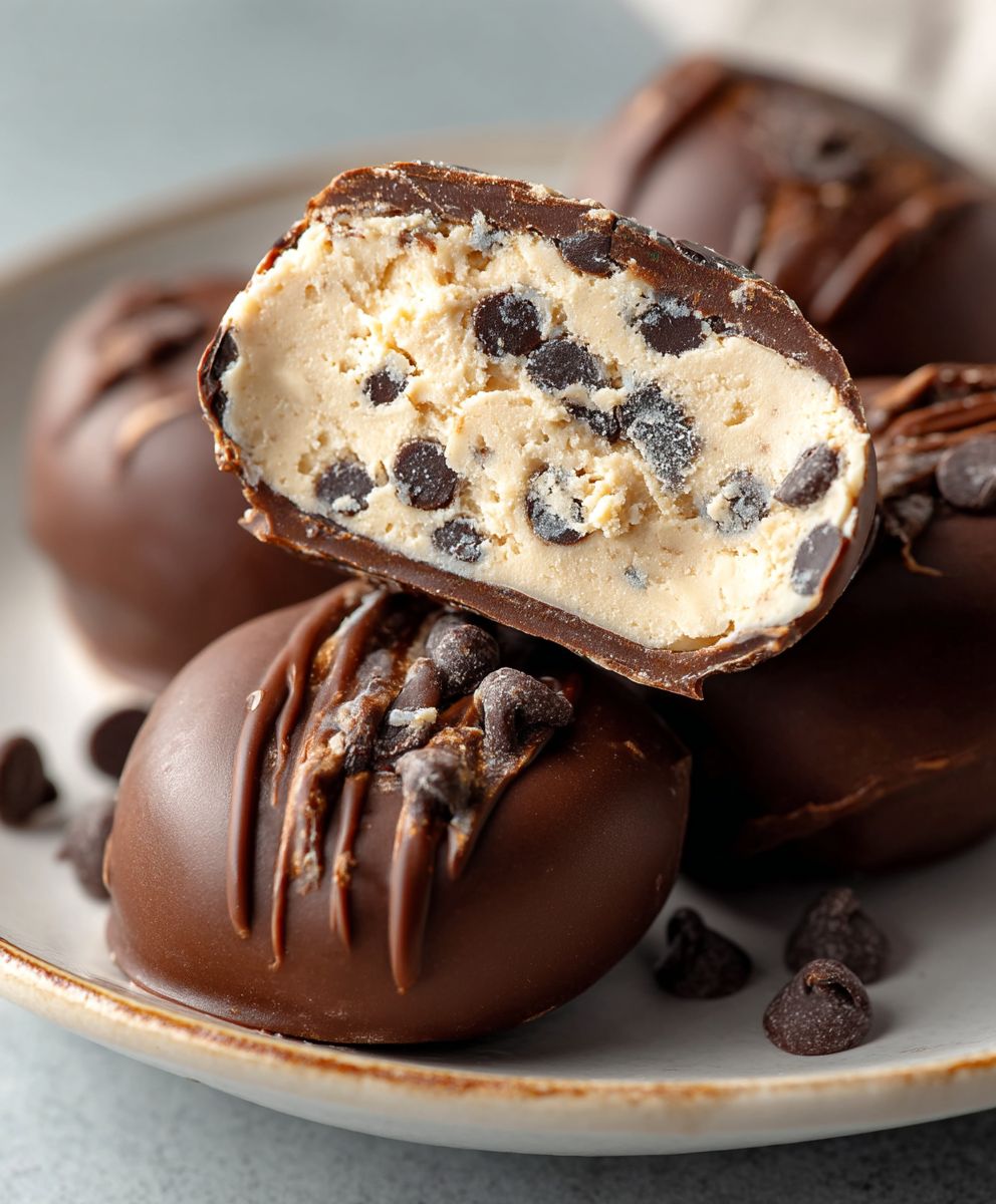 Cookie Dough Frozen Yogurt Bites