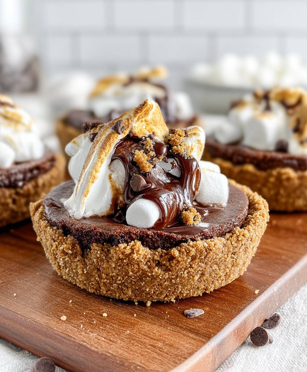 Mini Smores Pies