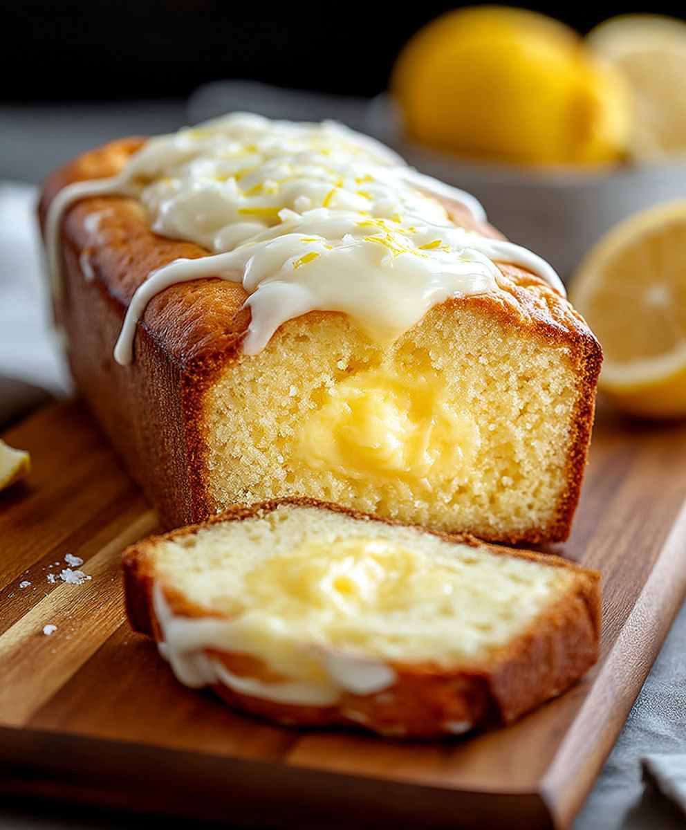 Lemon cream cheese bread