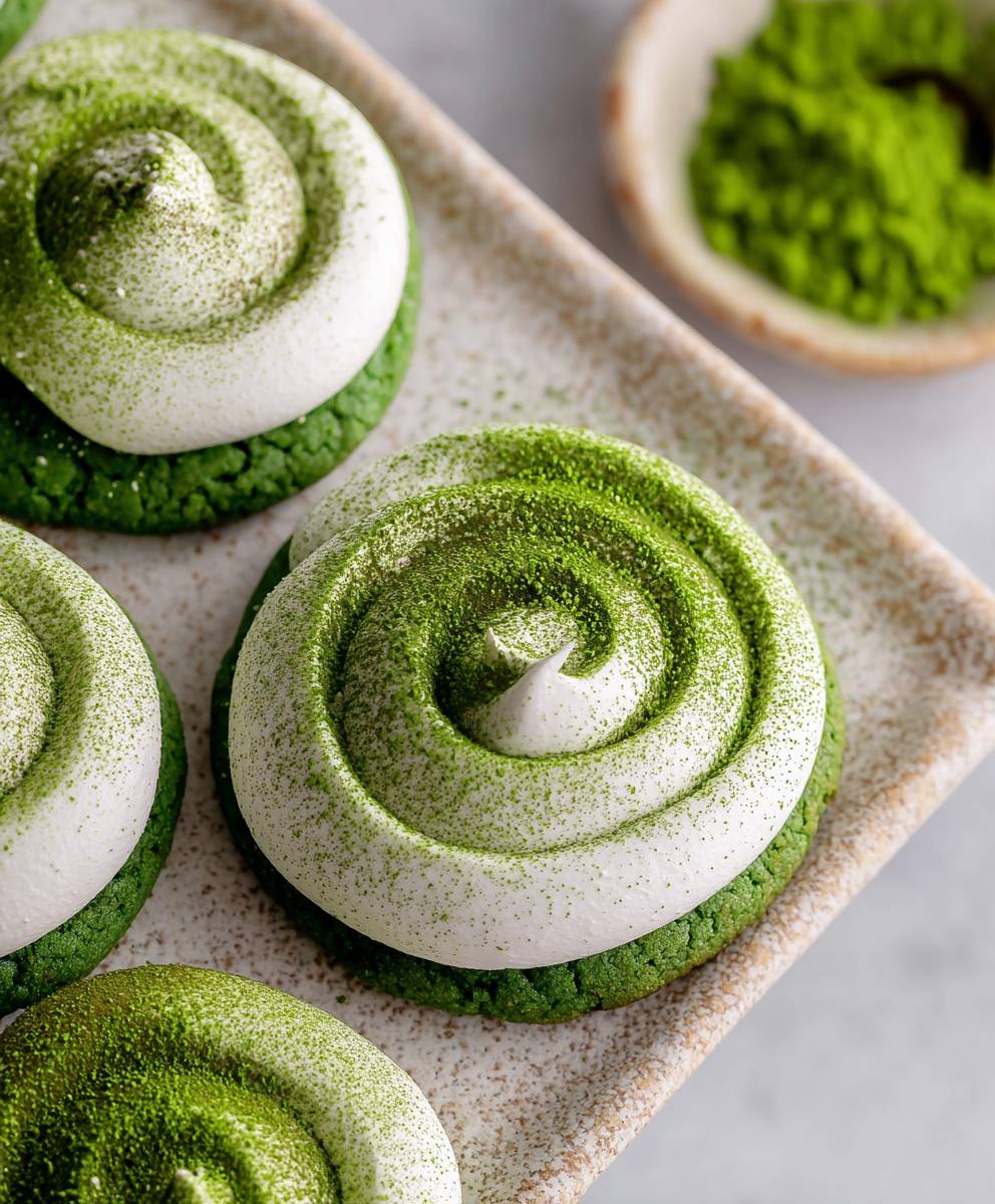 Matcha Latte Cookies