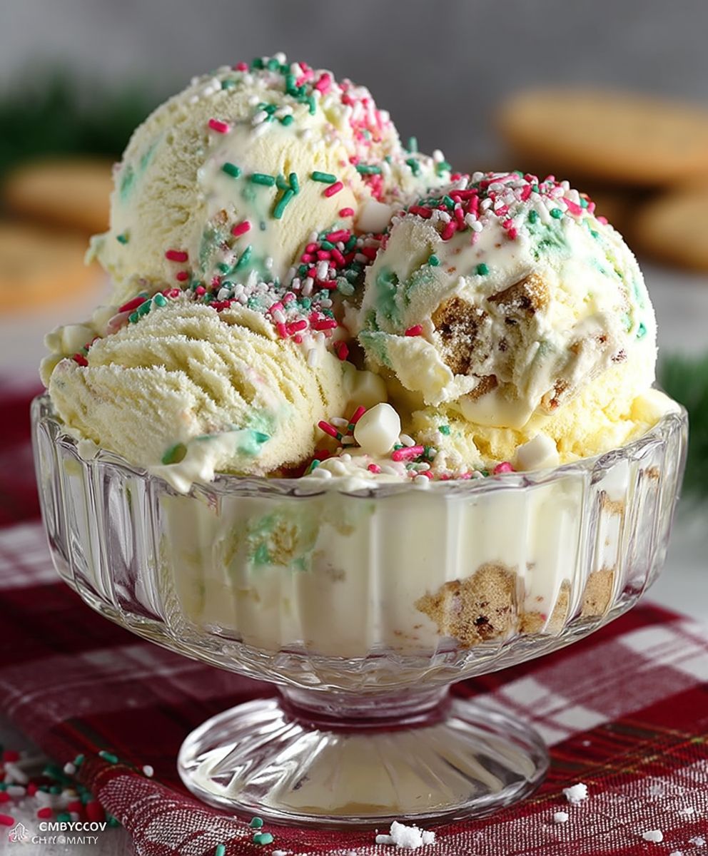 Christmas Cookie Ice Cream