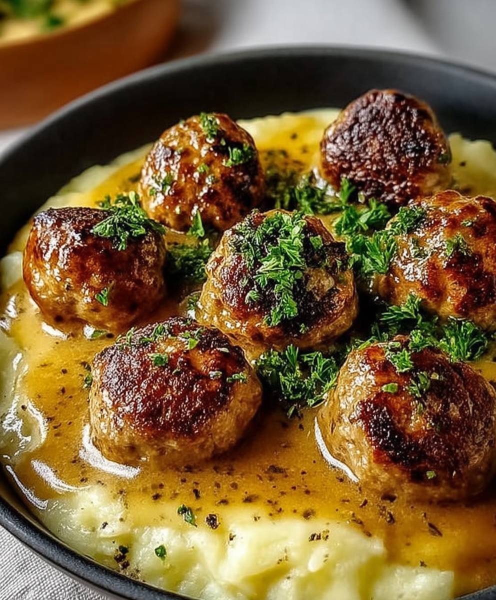 Meatballs and Gravy