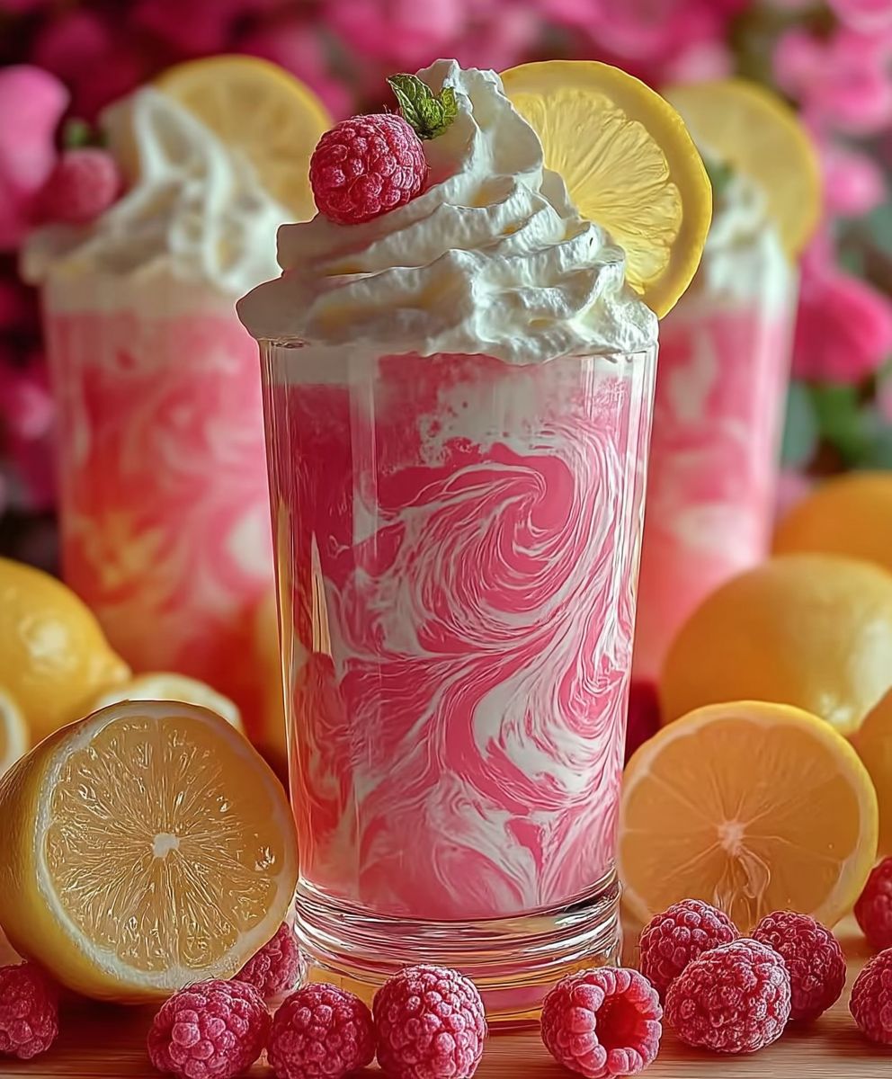 Whipped Pink Lemonade Drink