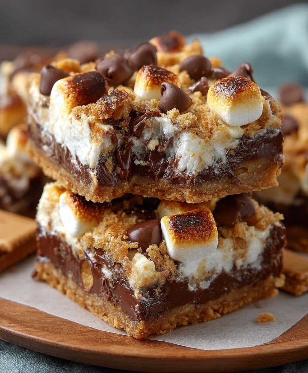 Smores seven layer bars