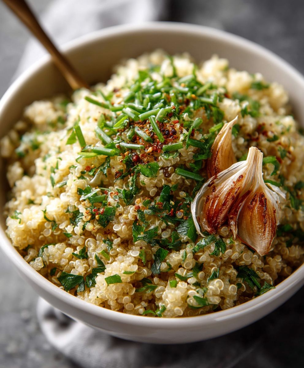 Herb Garlic Quinoa
