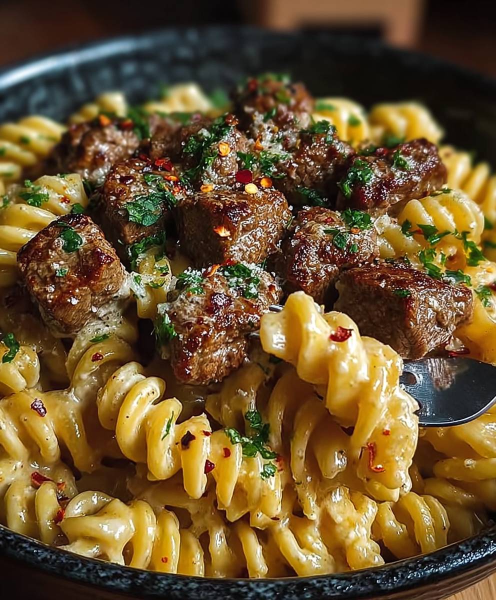 Creamy Spicy Garlic Butter Steak