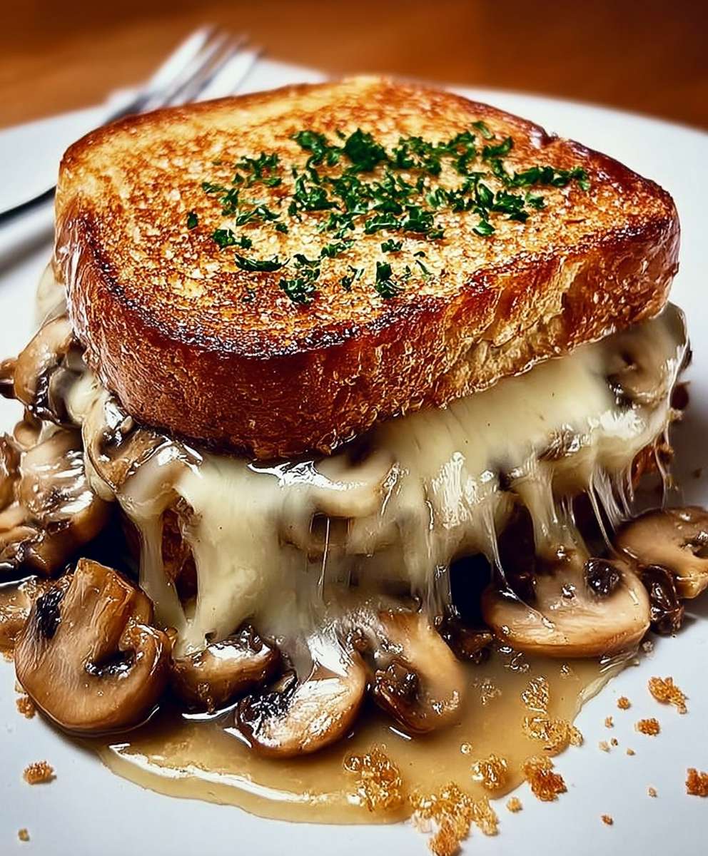 Swiss Mushroom Melt Sandwich