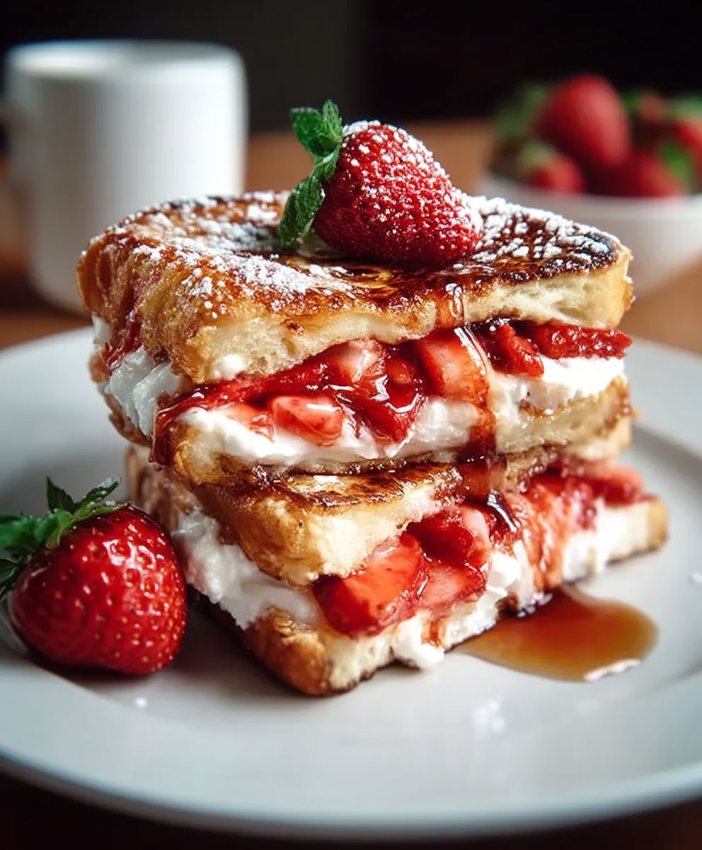 Strawberry Cream Cheese French Toast