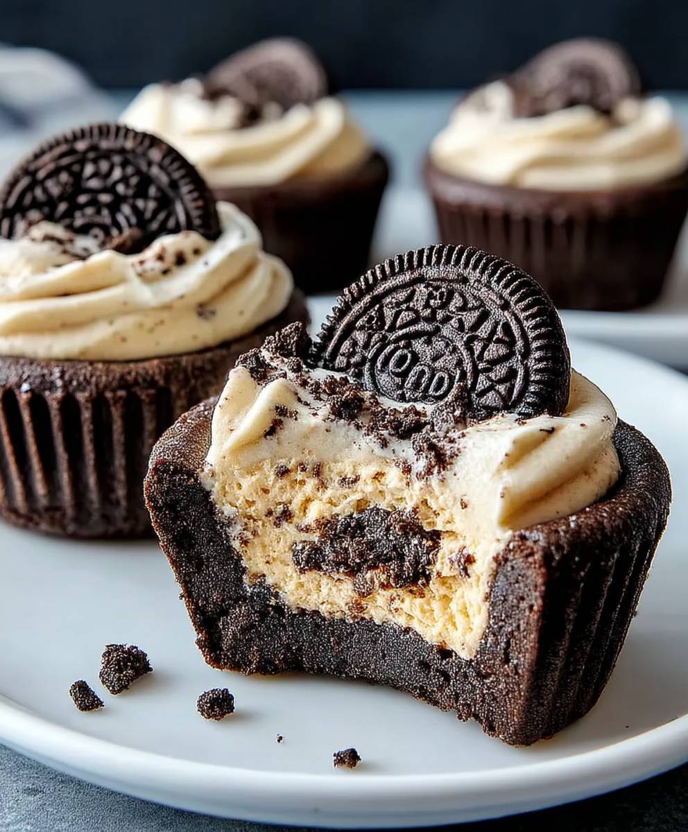 Oreo Cheesecake Cookie Cups