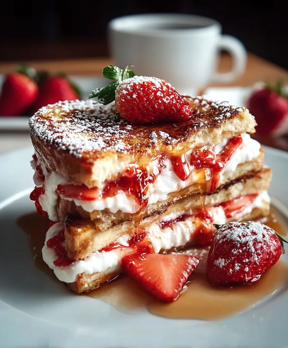 Strawberry Cream Cheese French Toast
