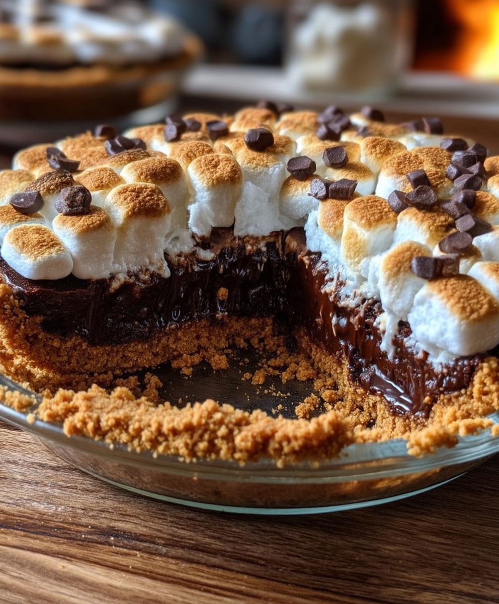 Smores Brownie Pie