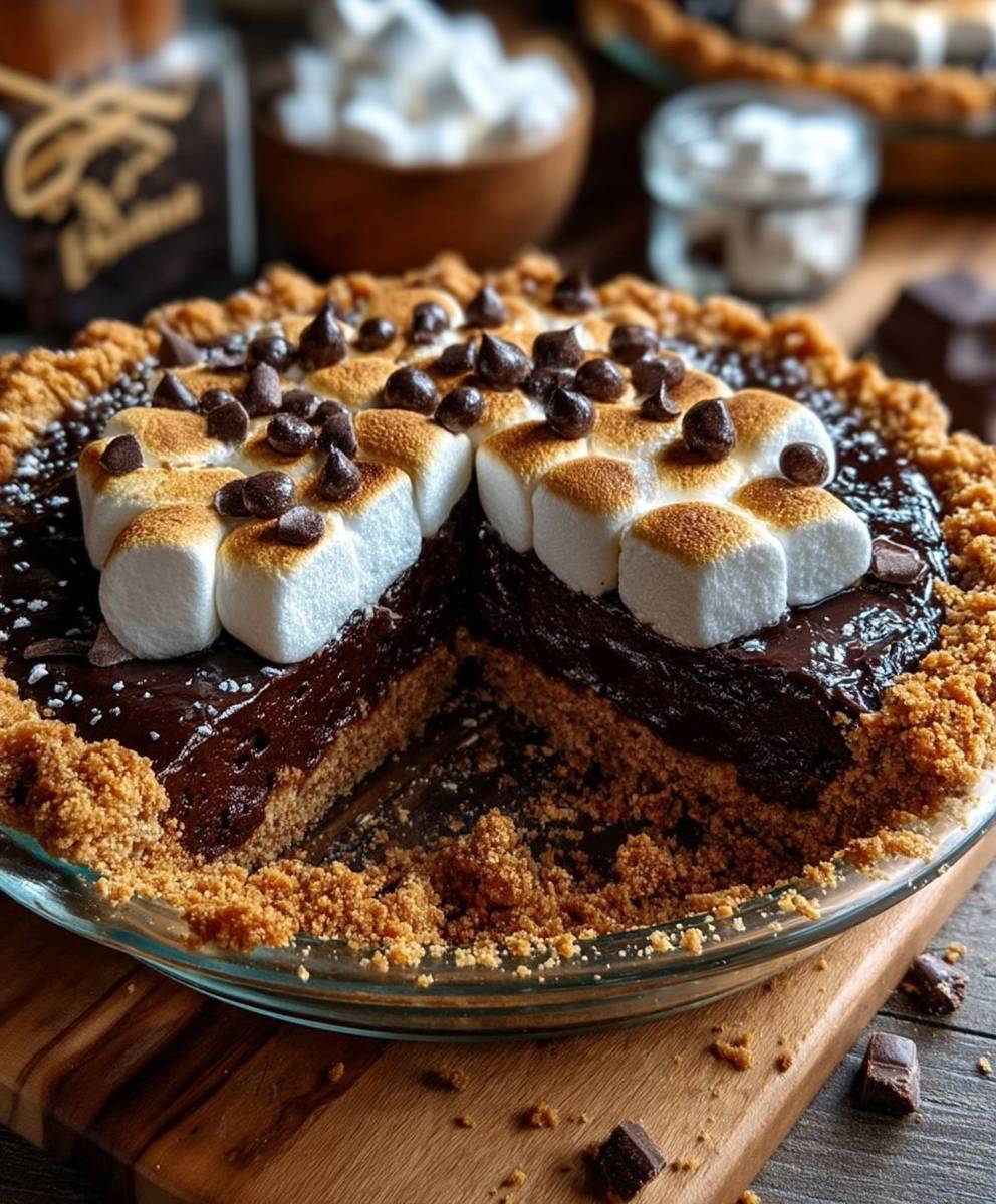 Smores Brownie Pie