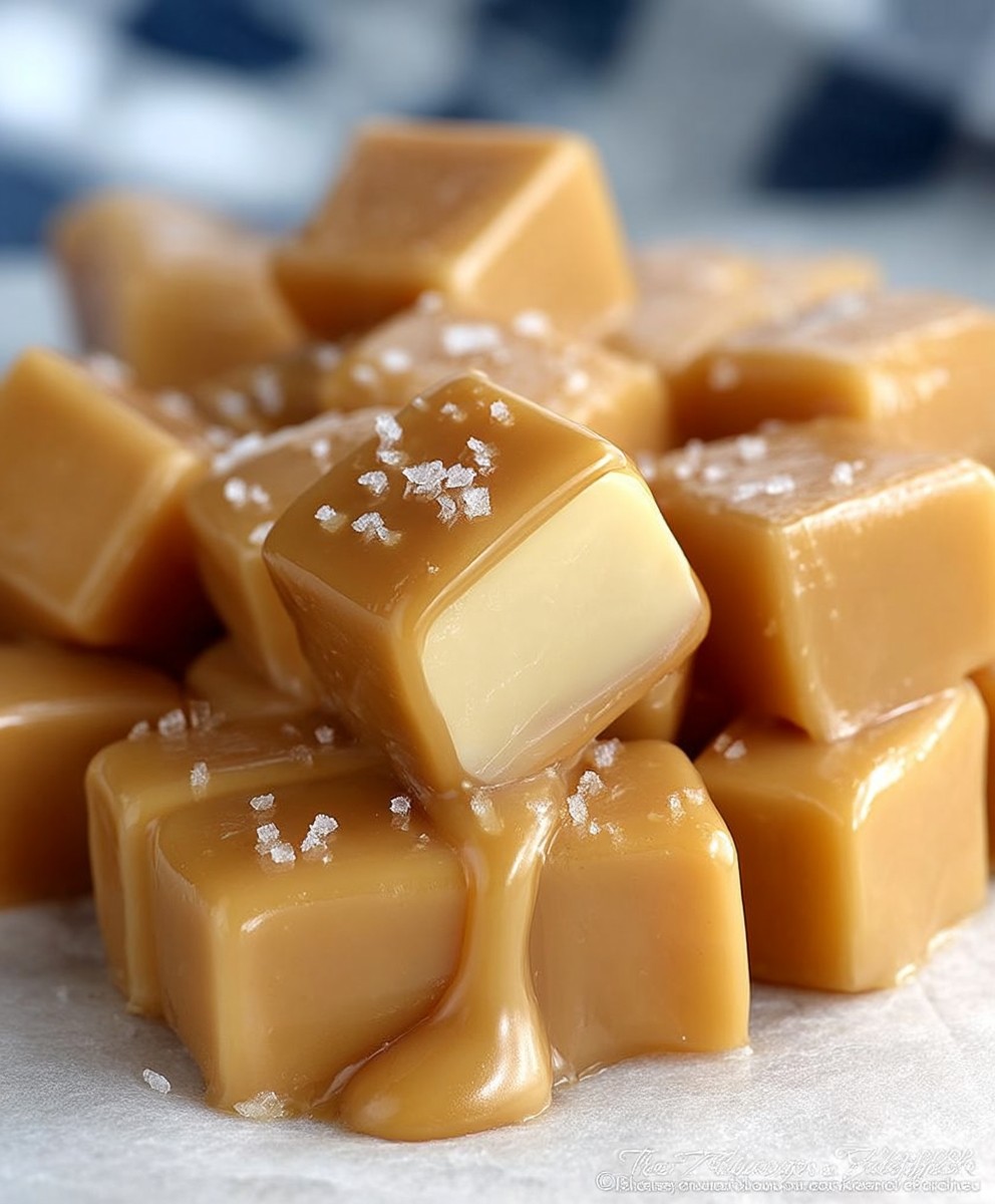 Microwave caramels ten minute