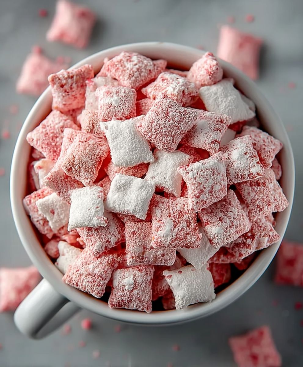 Strawberry Shortcake Puppy Chow