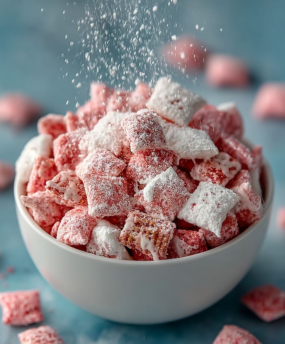 Strawberry Shortcake Puppy Chow