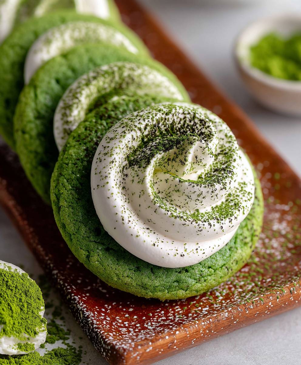 Matcha Latte Cookies