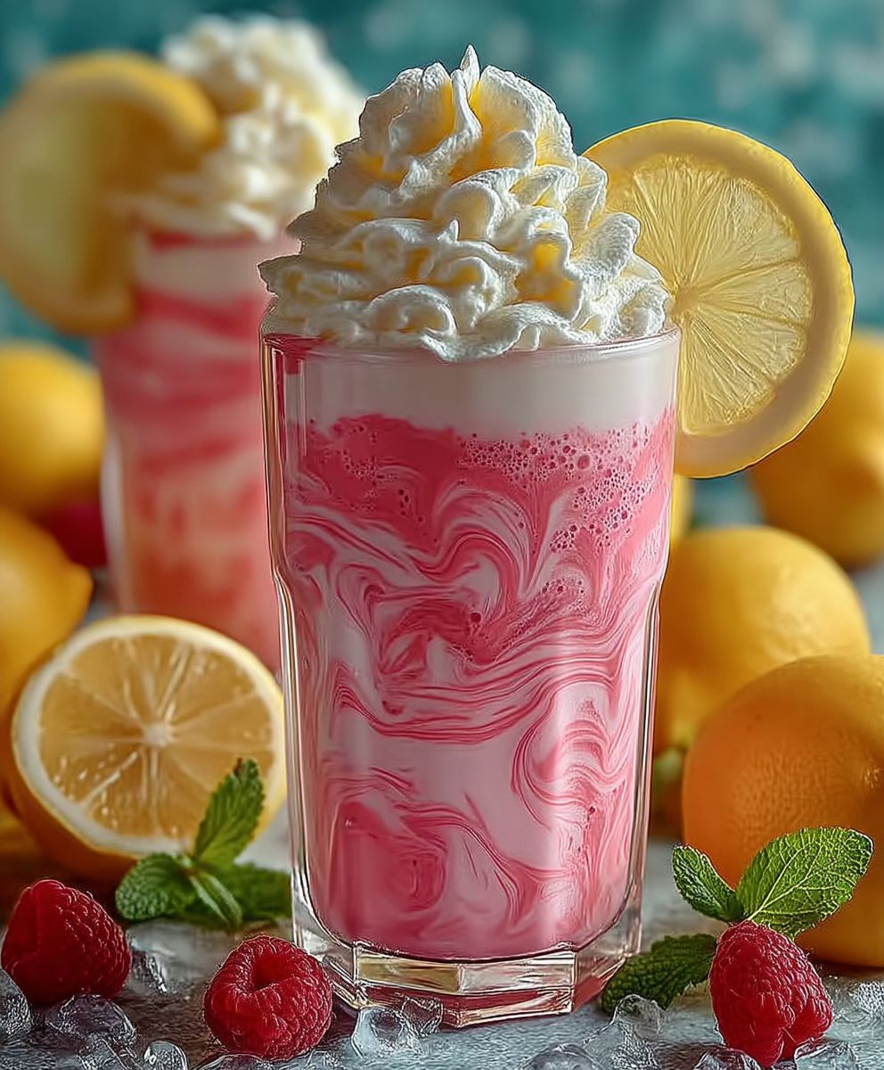 Whipped Pink Lemonade Drink