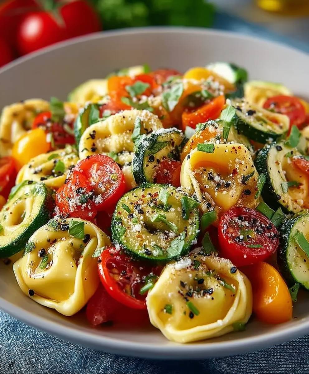 Tortellini with Summer Veggies