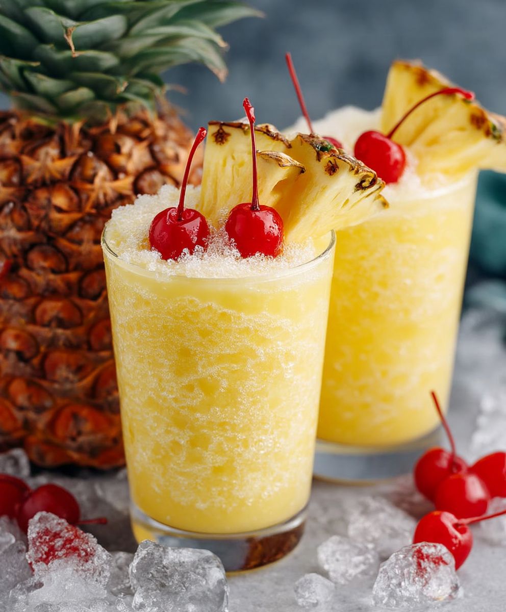 Pineapple Coconut Rum Slush