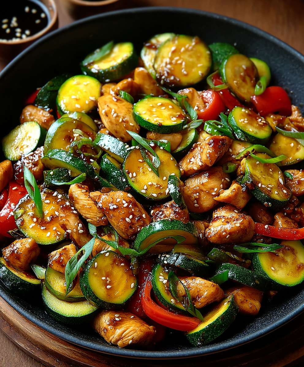 Chicken Zucchini Stir Fry