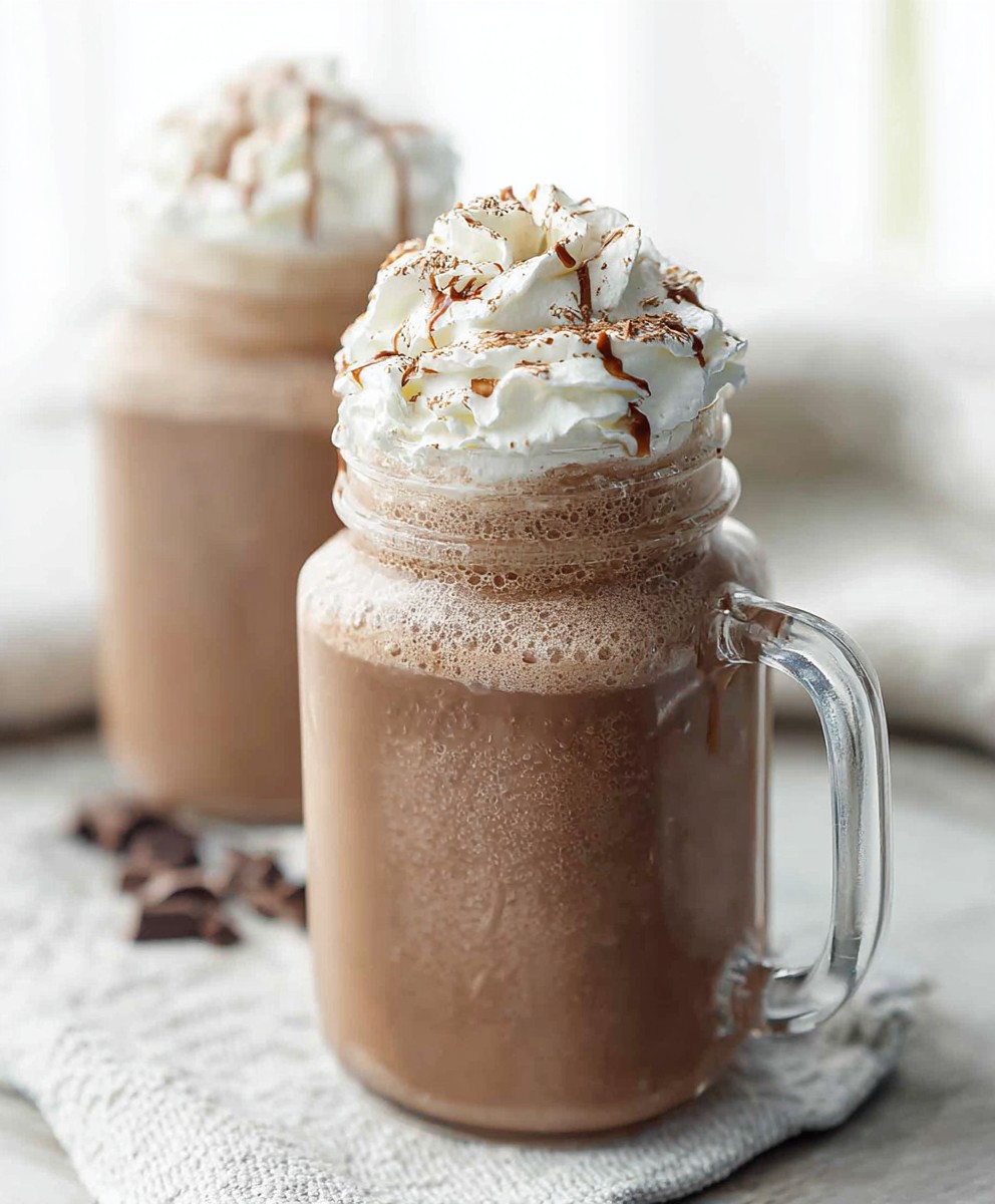 Frozen Hot Chocolate Drink