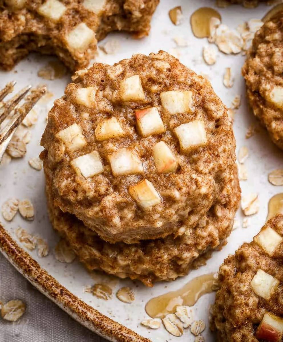 Apple Pie Oatmeal Breakfast Cookies